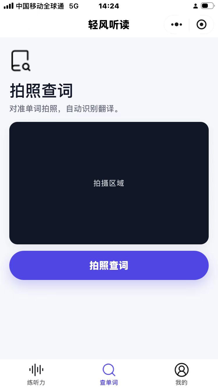 查单词界面截图